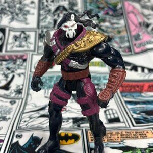 Vintage GI Joe Extreme Iron Klaw Action Figure 1996 Hasbro 5 inch Black Purple